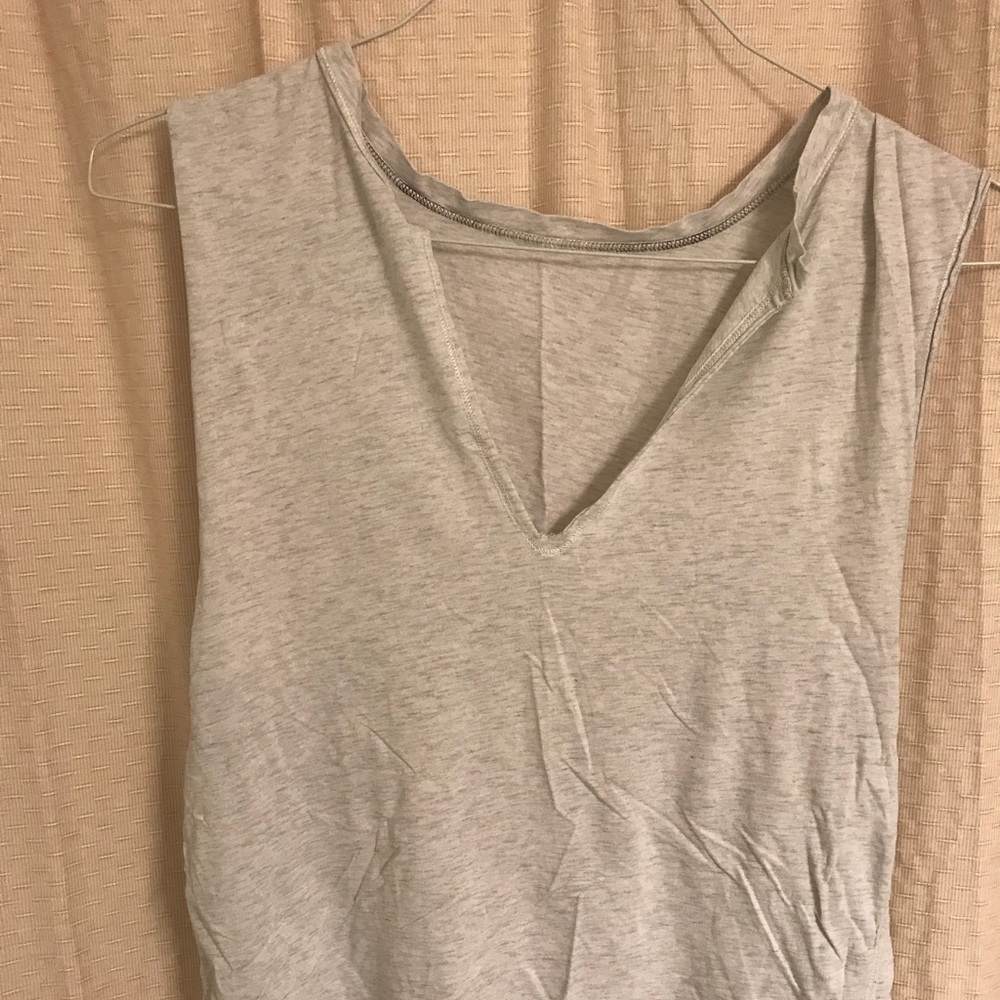 lululemon athletica gray work out tank